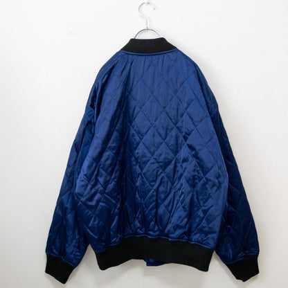 VISION STREET WEAR リバーシブル中綿サテンブルゾン NAVY ネイビー