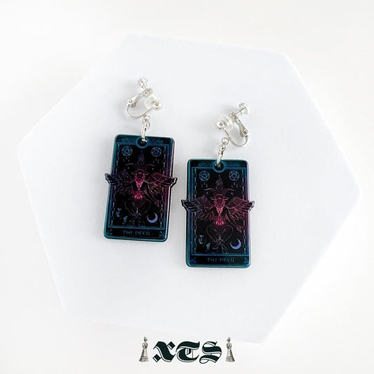 XTS Baphomet カード イヤリング TS0283