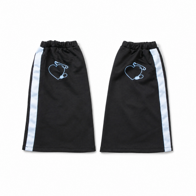 ACDC RAG サイドダブルライン ジャージ レッグウォーマー BLACK/BLUE