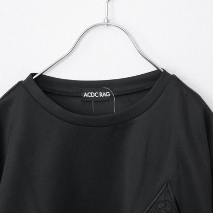 ACDC RAG CYBER PUNK 渦雷 半袖 Tシャツ BLACK
