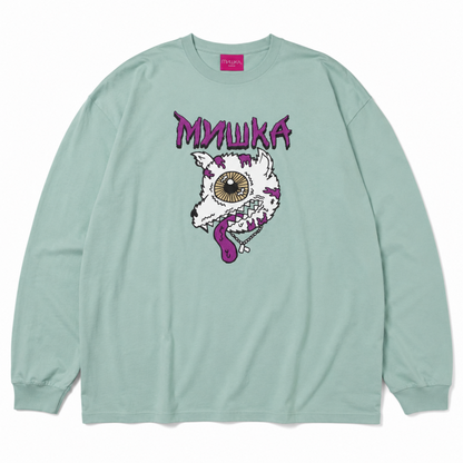 MISHKA RABIES L/S TEE Milky Lime GREEN
