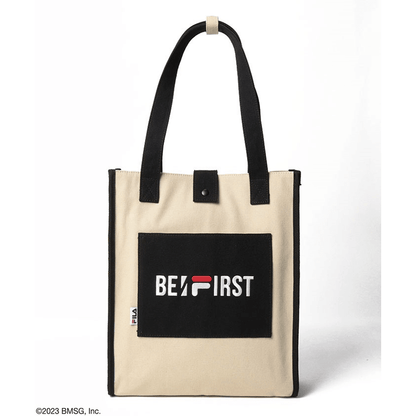 FILA x BE:FIRST ロゴ刺繍 トートバッグ BEIGE