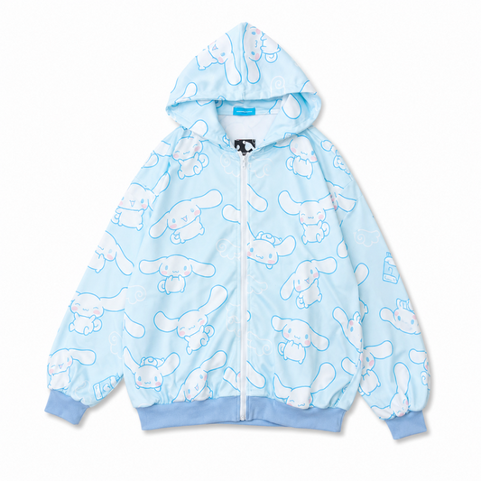 ACDC RAG x サンリオ シナモン ZIPパーカー BLUE