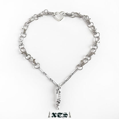 XTS キャンドル チェーン ネックレス SILVER TS0291