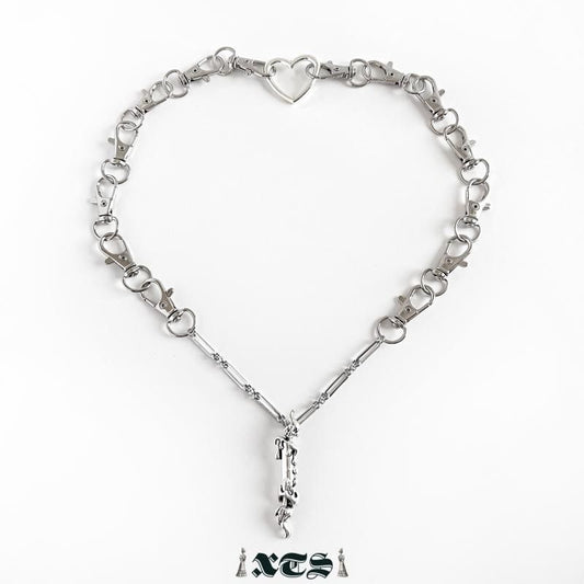 XTS キャンドル チェーン ネックレス SILVER TS0291
