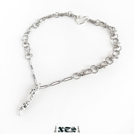 XTS キャンドル チェーン ネックレス SILVER TS0291