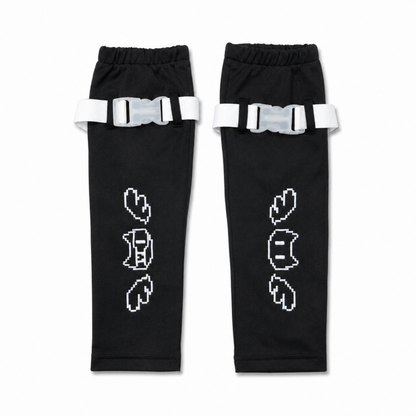ACDC RAG ドットネコ アームカバー BLACK/WHITE