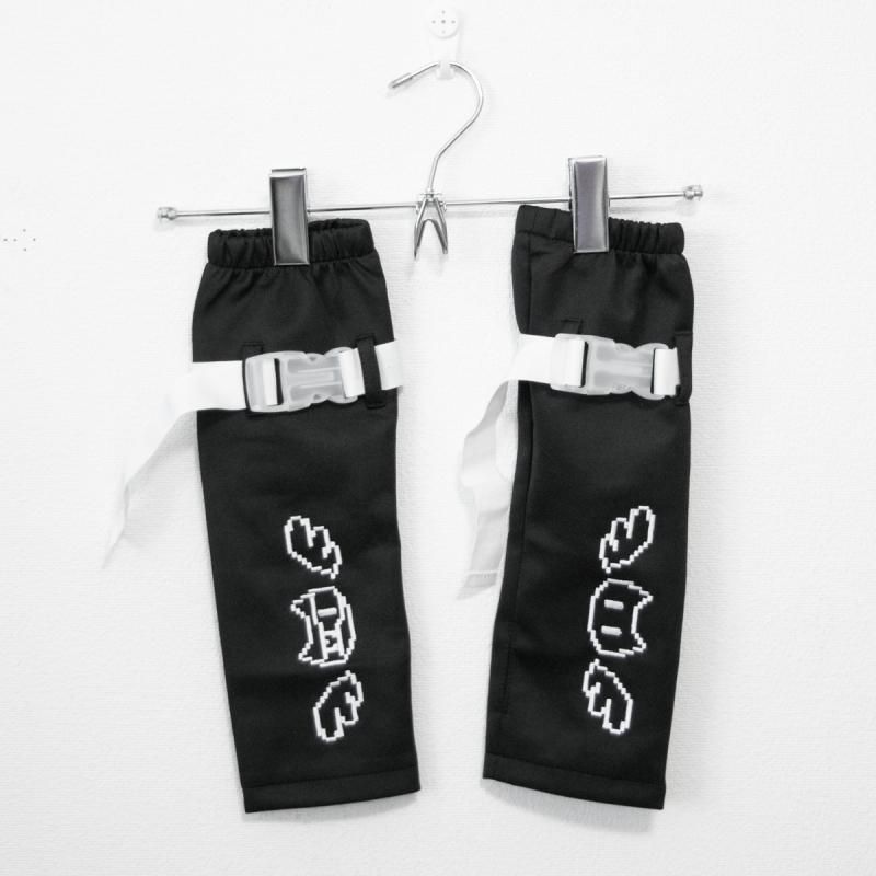 ACDC RAG ドットネコ アームカバー BLACK/WHITE