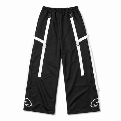 ACDC RAG ドットネコ ロングパンツ BLACK/WHITE