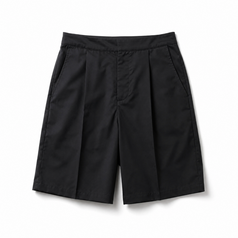 ブロードハーフパンツ BLACK