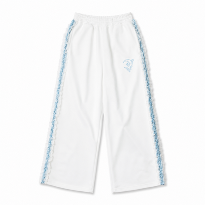 ACDC RAG 月 ジャージ ロングパンツ WHITE