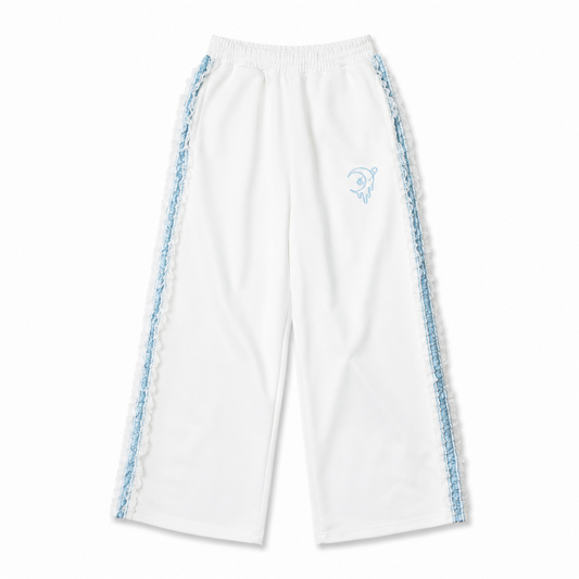 ACDC RAG 月 ジャージ ロングパンツ WHITE