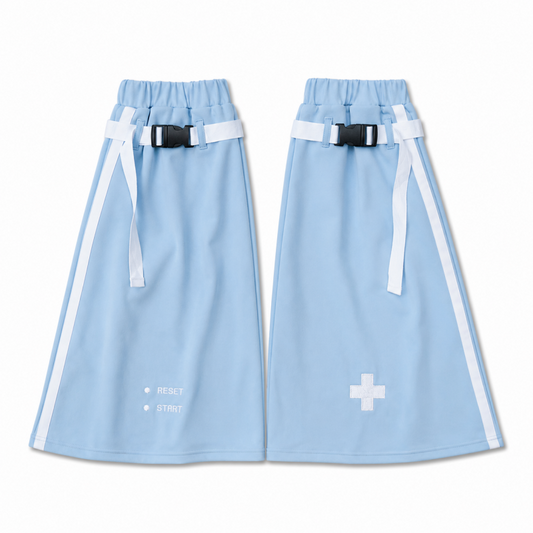 ACDC RAG GAME OVER レッグウォーマー BLUE