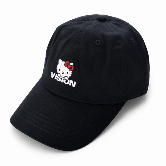 VISION STREET WEAR x HELLO KITTY 刺繍 キャップ