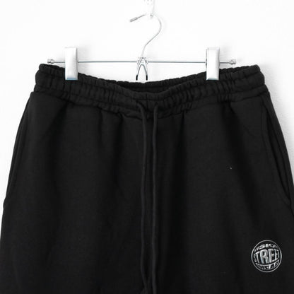 VISION STREET WEAR メタル発泡ロゴ スウェットパンツ BLACK