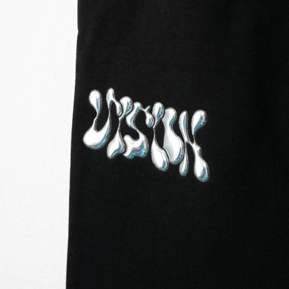 VISION STREET WEAR メタル発泡ロゴ スウェットパンツ BLACK