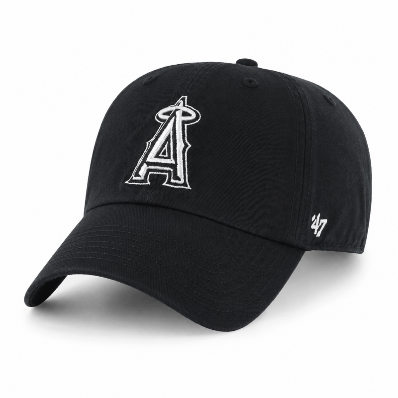 47フォーティーセブン Forty Seven Angels エンジェルス 大谷翔平 CLEAN UP BLACK x BLACK&WHITE Logo HH4233