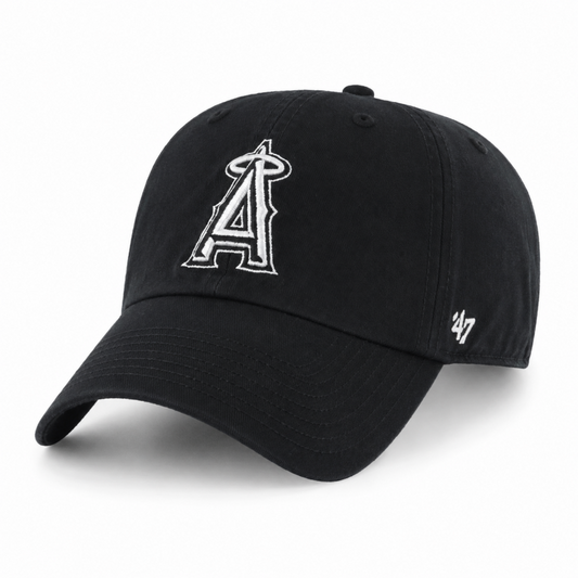 47フォーティーセブン Forty Seven Angels エンジェルス 大谷翔平 CLEAN UP BLACK x BLACK&WHITE Logo HH4233