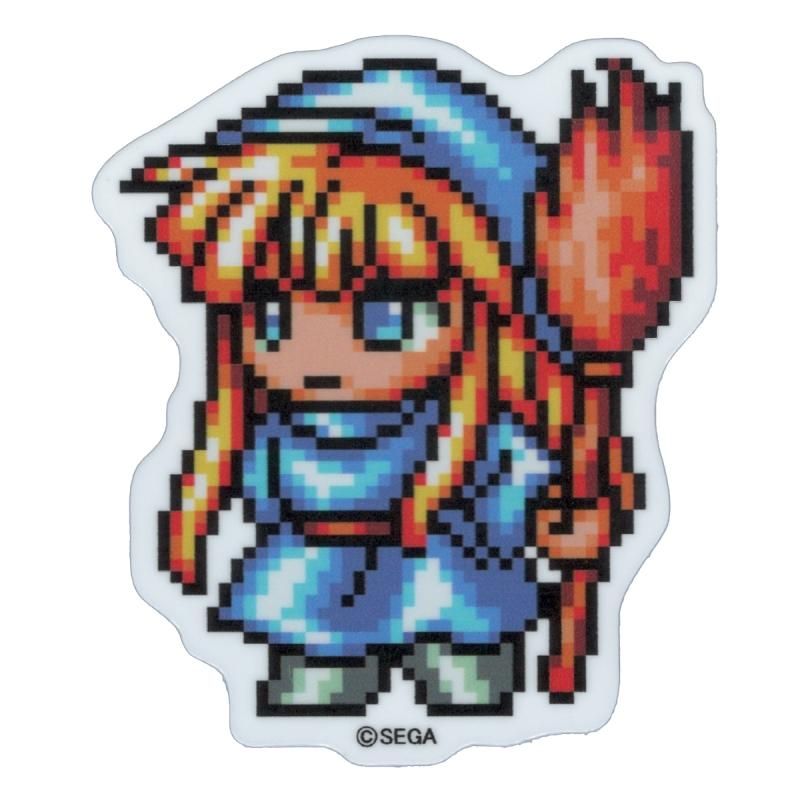 ぷよぷよ ドット ダイカットミニステッカー ウィッチ SEGA セガ キャラクター フィーバー PUYO-017