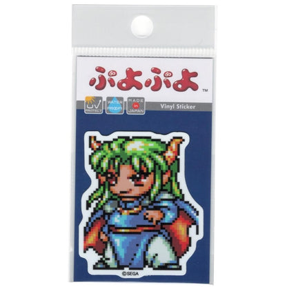 ぷよぷよ ドット ダイカットミニステッカー サタン SEGA セガ キャラクター フィーバー PUYO-021