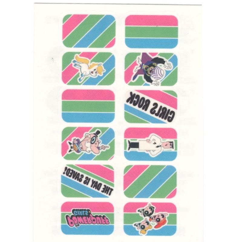 THE POWERPUFF GIRLS パワパフ ネイルステッカー