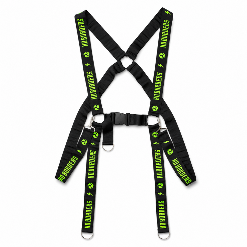 ACDC RAG 渦雷 CYBER PUNK ハーネス BLACK GREEN
