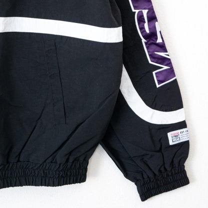 VISION STREET WEAR ナイロンモータージャケット BLACK