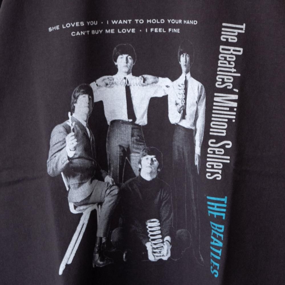 THE BEATLES ビートルズ プリント リンガーTシャツ CHARCOAL – YOU ARE