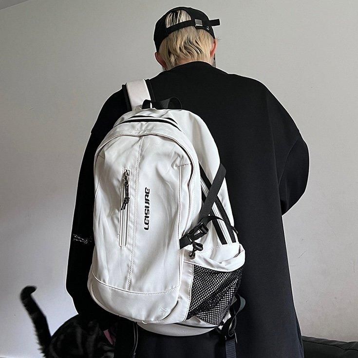 両サイドジッパー Y2K スウェットトップ BLACK