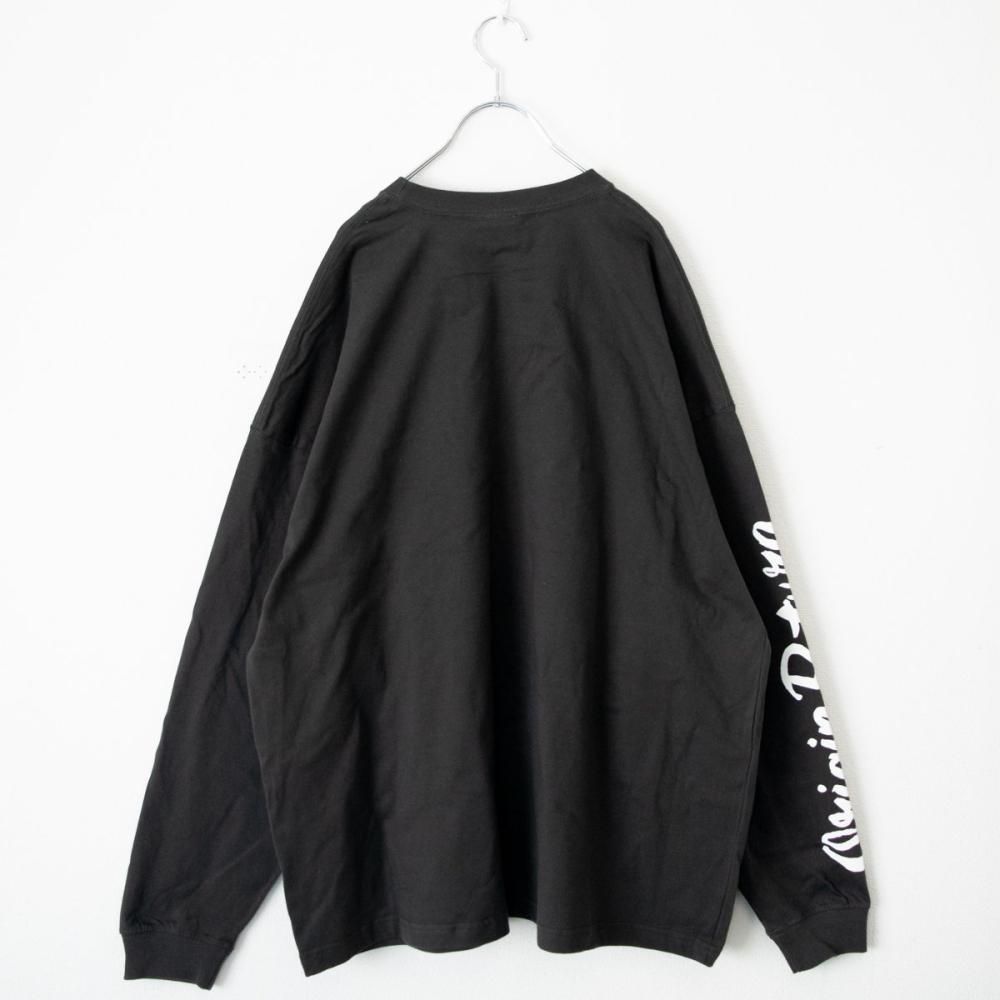 404 NOT FOUND by Gummy ビッグシルエット 長袖Tシャツ ロンT CHARCOAL