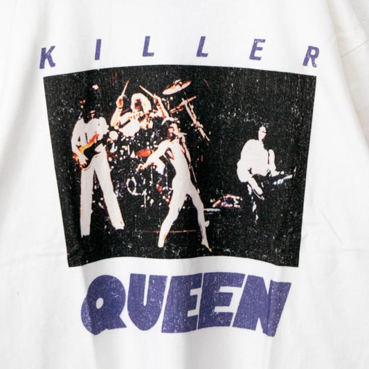 QUEEN クイーン フォト ロゴ Tシャツ WHITE