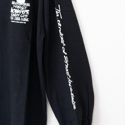 SEQUENZ O.G COLLAGE PUFF プリント ロンT BLACK