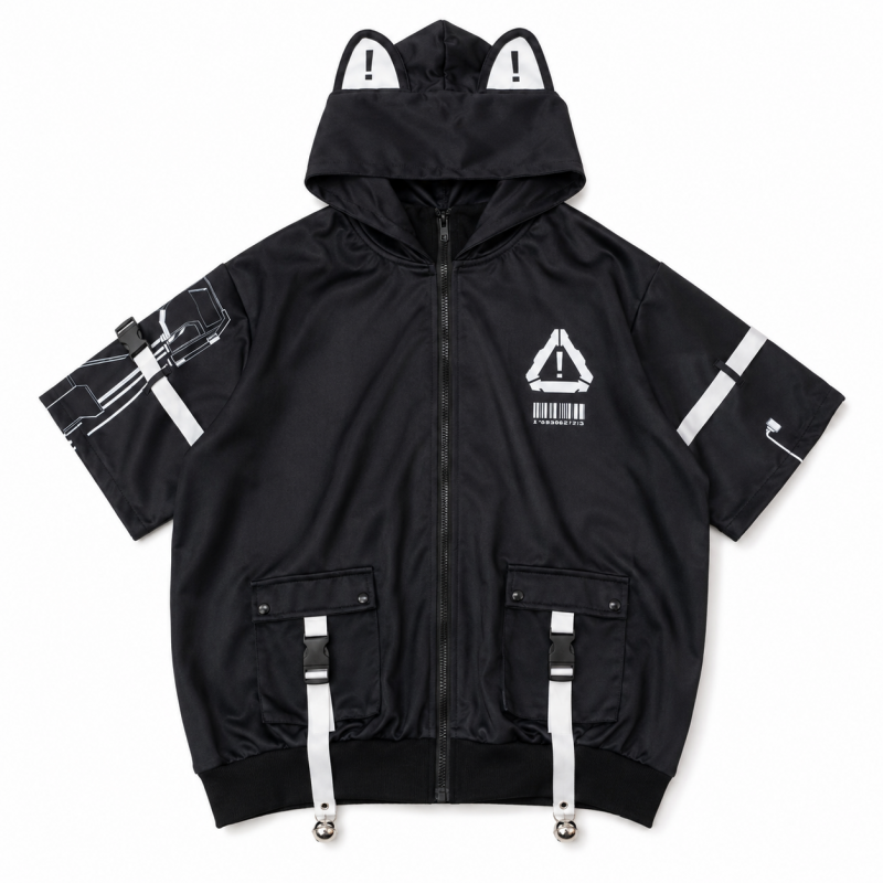 ACDC RAG ERROR CODE ジャケット BLACK WHITE 半袖ver