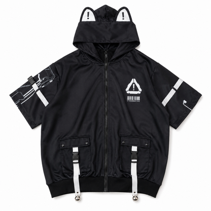 ACDC RAG ERROR CODE ジャケット BLACK WHITE 半袖ver