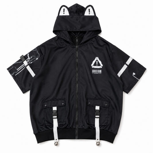 ACDC RAG ERROR CODE ジャケット BLACK WHITE 半袖ver