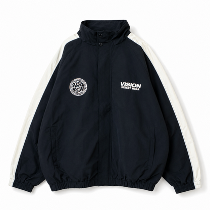VISION STREET WEAR リフレクターナイロンジャケット BLACK