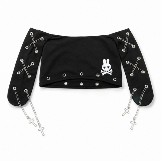 ACDC RAG PUNKYバニー ウサミミハット BLACK