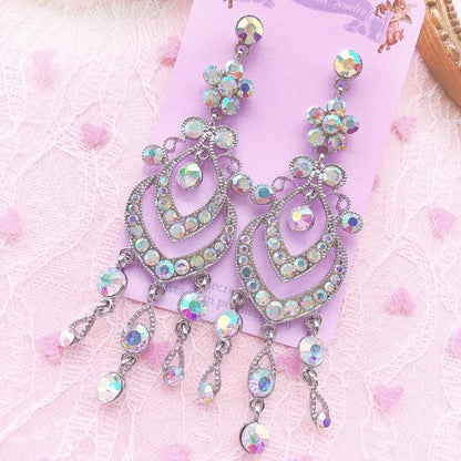 Purple Cream P557 ビジュー ピアス