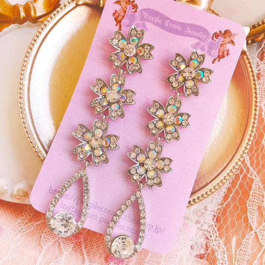 Purple Cream P484 ピアス