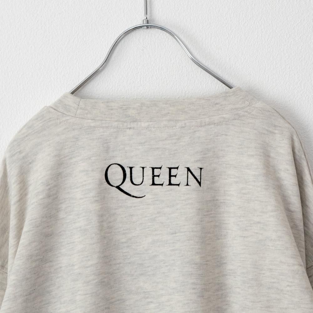 QUEEN ロゴプリント スウェットトップ KINARI WHITE