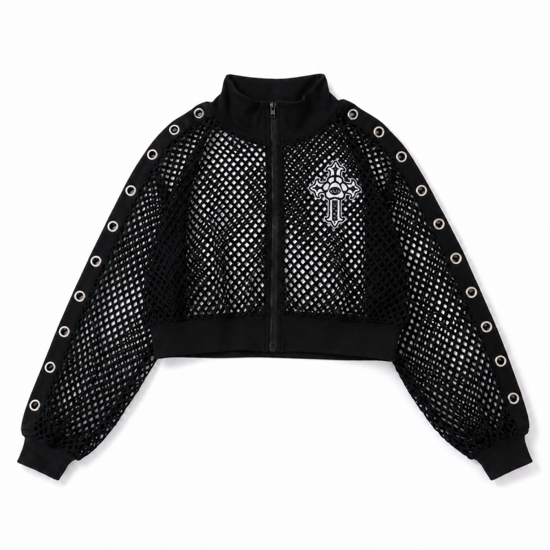 ACDC RAG  chaaaos カオス メッシュジャケット BLACK