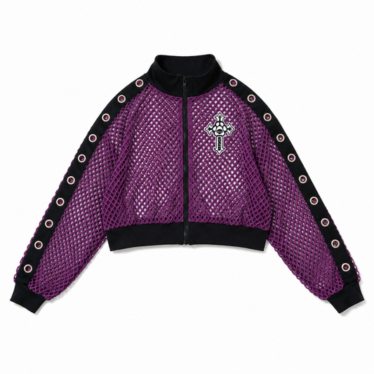 ACDC RAG  chaaaos カオス メッシュジャケット PURPLE