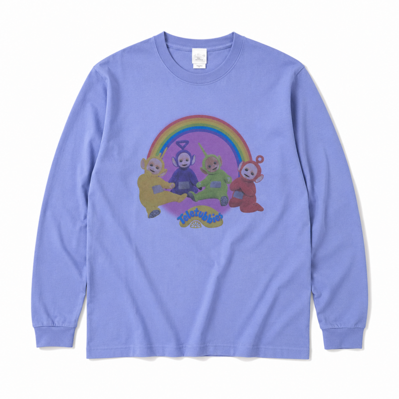 テレタビーズ 長袖Tシャツ ロンT 虹 BLUE TB1262