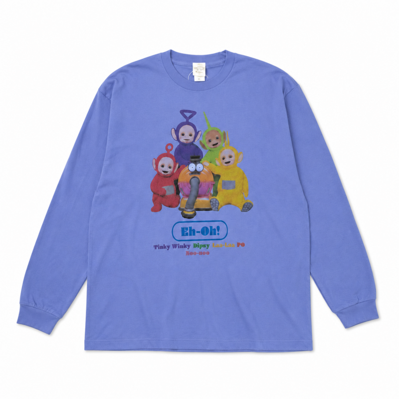 テレタビーズ 長袖Tシャツ ロンT エッオー BLUE TB1270