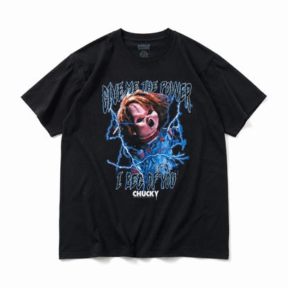 American Classics US輸入 TシャツCHUCKY チャッキー BLACK CHK502