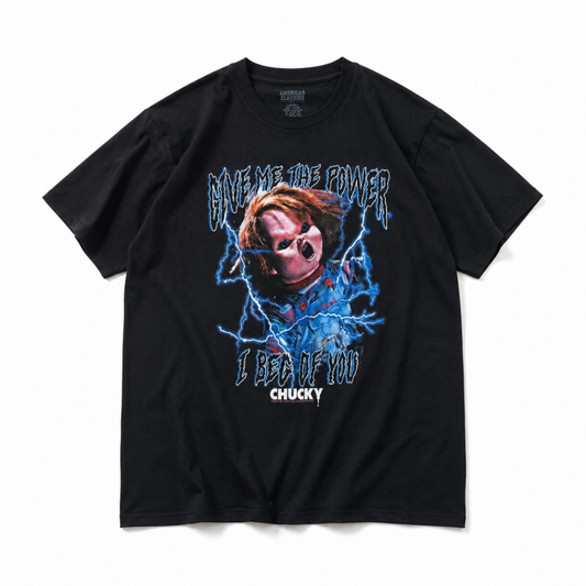 American Classics US輸入 TシャツCHUCKY チャッキー BLACK CHK502