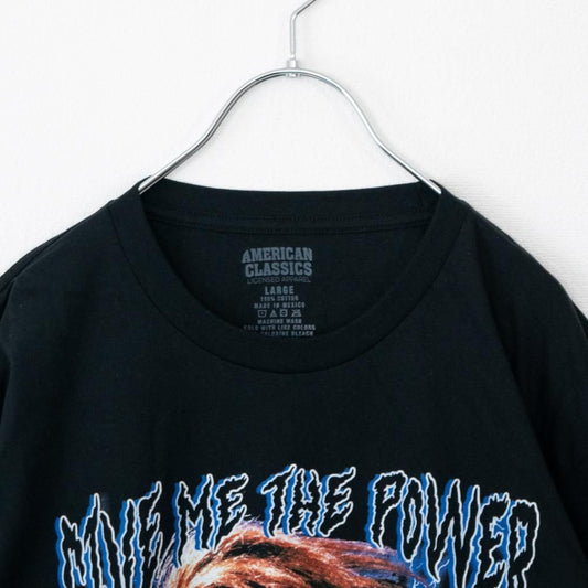 American Classics US輸入 TシャツCHUCKY チャッキー BLACK CHK502