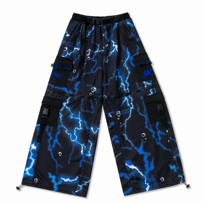 ACDC RAG メンダコサイバー ジッパーセパレート ロングパンツ BLUE BLACK