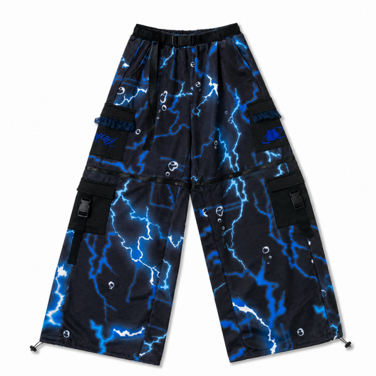 ACDC RAG メンダコサイバー ジッパーセパレート ロングパンツ BLUE BLACK
