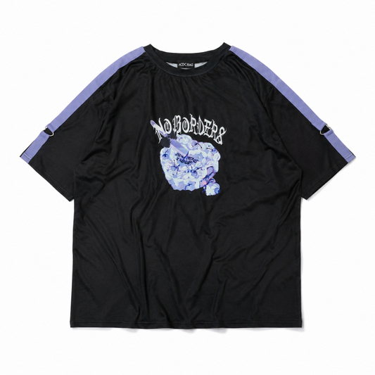 ACDC RAG LOVE PUNK BIG Tシャツ BLACK PURPLE